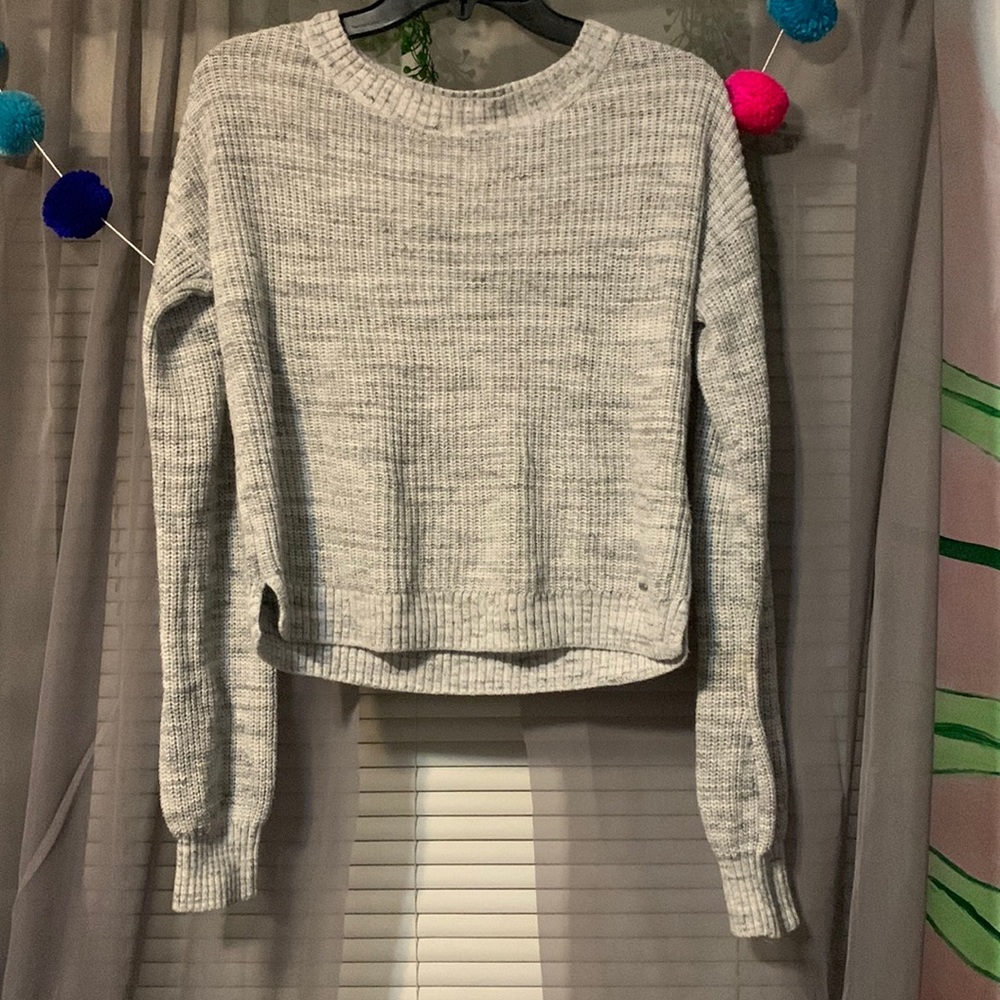 Hollister grey sweater